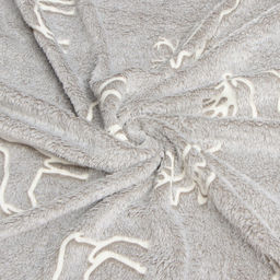 Плед светящийся в темноте «Этель. Олени», 200×220 см, корал-флис 220 г/м²