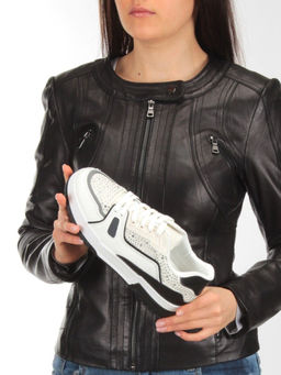 05-6233-2 WHITE Кроссовки женские (искусственные материалы) - No name фото 2