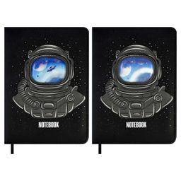 Записная книжка, А6+, арт. 61738/ 20 КОСМОНАВТ