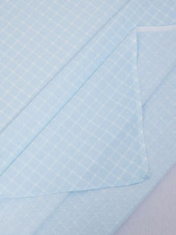 Наволочка 50*70 см, бязь Комфорт, на пуговицах (Виши, голубой) - Ивановотекстиль фото 10