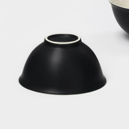 Салатники Magistro Matt black, 250 мл, 11.5×5.6 см, набор 2 шт., фарфор, чёрные, белые