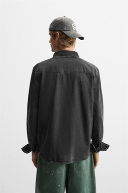 WESTERN DENIM SHIRT WITH POCKETS - Zara фото 12