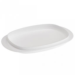 Масленка пластмассовая Кристалл 19х10х6см, прозрачная крышка, белый (Россия) - Домашняя мода фото 4