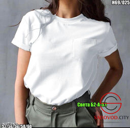 Футболка женская однотонная - Bruno фото 16