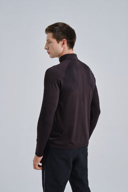 Лонгслив Черный/Серый