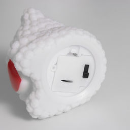 Фигурка светящаяся RISALUX «Мишка с сердцем», LED-ночник, 2 Вт, LR44, белый, 4.5×6×7 см