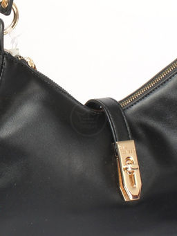 Сумка женская искусственная кожа DJ-СМ 6731-BLACK, 1отд, плечевой ремень, черный SALE 257774 - Adelia фото 9