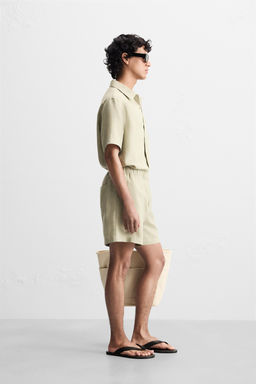 100% LINEN SHIRT - Zara фото 4