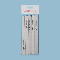 Пилка-наждак, набор Асорти 5 шт, 18 см, цвет серый - Queen fair фото 3