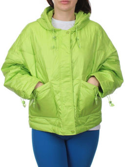23-022 LT. GREEN Куртка оверсайз демисезонная женская (синтепон 100 гр.) - Fashion фото 3