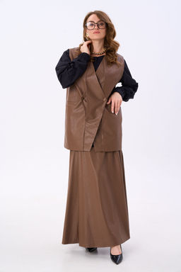 Жилет NIKVA н709-5 шоколад  фото 4