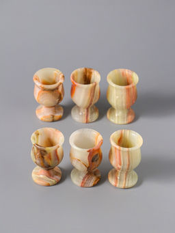 Набор рюмок 6 шт. «Грация», подарочный, 3.5×6.5 см, оникс