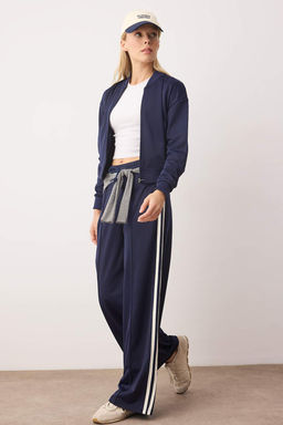 Lacivert Cizgili Dalg?c/Scuba Kumas Spor Orme Esofman Alt? THMAW26EA00008