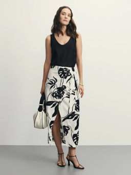 Юбка миди на запах / Zarina  фото 6