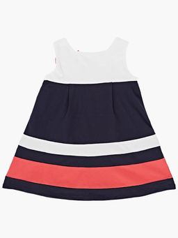 Платье для девочки UD 1740 белый/коралловый - Mini maxi фото 5