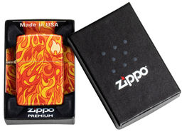 Зажигалка ZIPPO Огонь | Fire 48981  фото 10