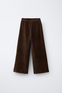 WIDE-LEG CORDUROY TROUSERS - Zara фото 2