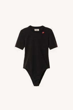 BODY MANGA CORTA BORDADO WILLY CHAVARRIA X ZARA / Negro