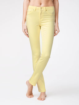 CONTE Моделирующие Soft Touch джинсы CON-38Y pastel yellow