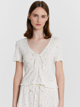 КОМПЛЕКТ ЖЕНСКИЙ (БЛУЗА, ШОРТЫ) - Mark formelle фото 3