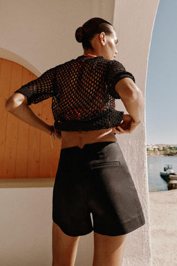 HIGH-WAIST BERMUDA SHORTS - Zara фото 32