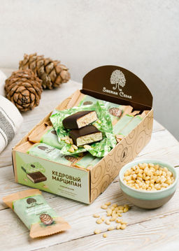 Кедровый марципан классический, 720 г | шоу-бокс  18 батончиков