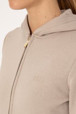 Kad_n Ta_ Kap__onlu _ardonlu Fermuarl_ Sweatshirt - U.s. polo assn фото 7