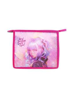 Папка для тетрадей А5, 243×200×80 мм, deVENTE Hey Girl, молния сверху, пластик, для девочки