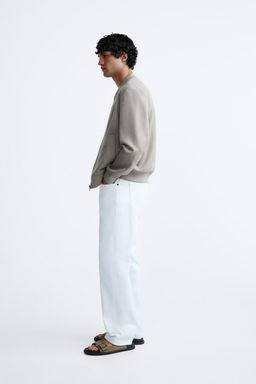 FAUX SUEDE BOMBER JACKET - Zara фото 4