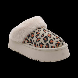 Тапочки  на меху S110 бежевые