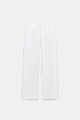 PANTAL?N CON LINO ZW COLLECTION / Blanco