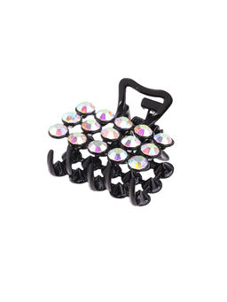 Цена за 6 шт. Крабик для волос «Классик», 2.5 см, чёрный