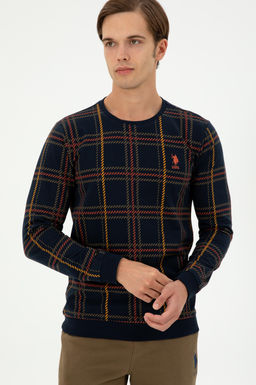 Мужской темно-синий свитшот - U.s. polo assn фото 3