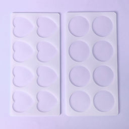 Формы для шоколада, набор 2 шт., силикон, 23?12 см, прозрачные