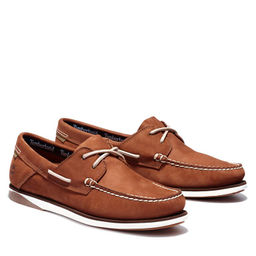 Мокасины Timberland TFO 2 Eye Classic Boat Atlantis Break красные