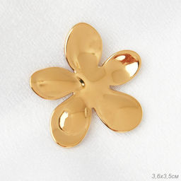 Брошь Цветок / 5071G /уп 12/
