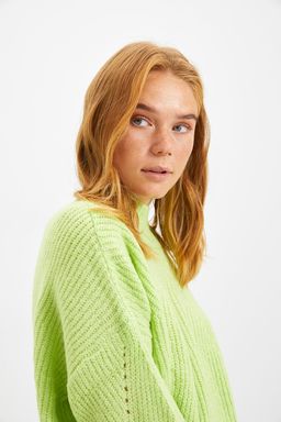 Indigo Yumusak Dokulu Basic Triko Kazak TWOAW22KZ0474 - Trendyolmilla фото 19