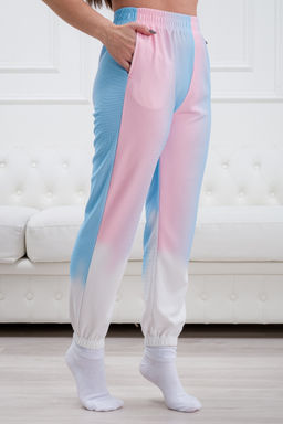 Брюки женские радуга розовый - Амадэль фото 4