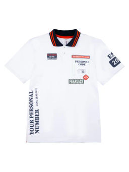 PlayToday / Сорочка трикотажная с воротником поло для мужчин  фото 6