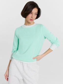 Лонгслив женский мятный мята 122650