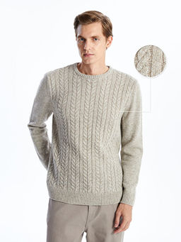 Bisiklet Yaka Erkek Triko Kazak