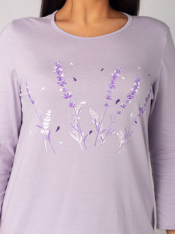 Пижама женская кулирка с брюками "ЛАВАНДА"