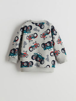 Bisiklet Yaka Erkek ?ocuk Sweatshirt ve E?ofman Alt 2li