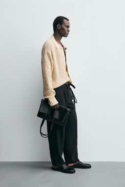TEXTURED KNIT CARDIGAN - Zara фото 4