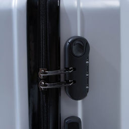 Чемодан средний 24, кодовый замок, цвет серебристый - Simaland фото 6