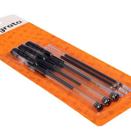 Набор гелевых ручек, 0.5 мм, 3 штуки + 3 чёрных стержня - Calligrata фото 2