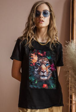 Футболка с шёлковой вставкой FSK112 - Sahar art lab фото 12