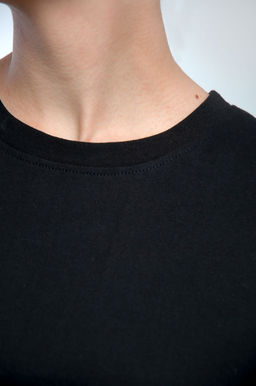 Арт. 31127 Футболка женская оверсайз 44-52 (5 шт) Цвет:черный - Калинка фото 6