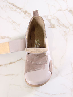 Босоногие ботинки EDART 206.NATAbr.Визон+капучино замша/шерсть