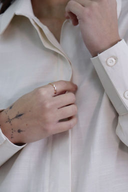 Базовая удлинённая рубашка свободного силуэта - Martichelli фото 120